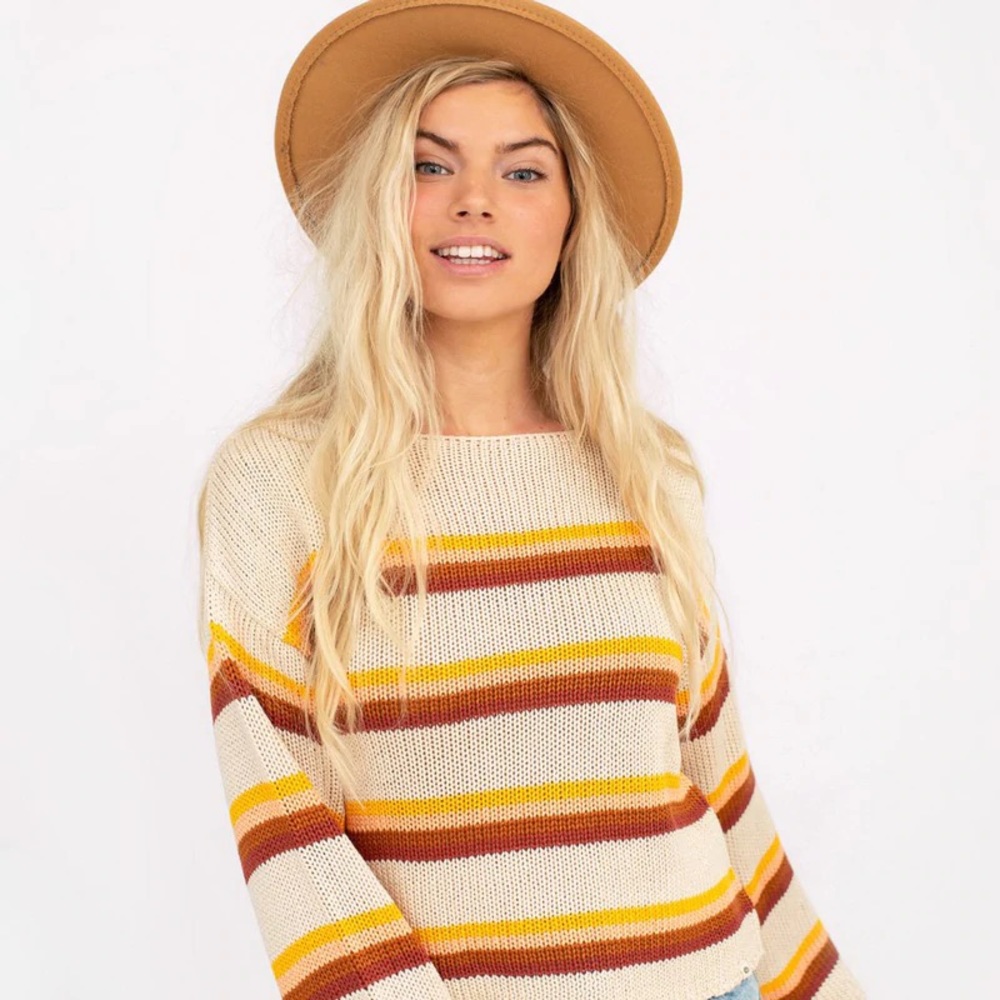 🔆RIP CURL🔆GOLDEN DAYS RETRO SWEATER 70’s - Picture 3 of 11